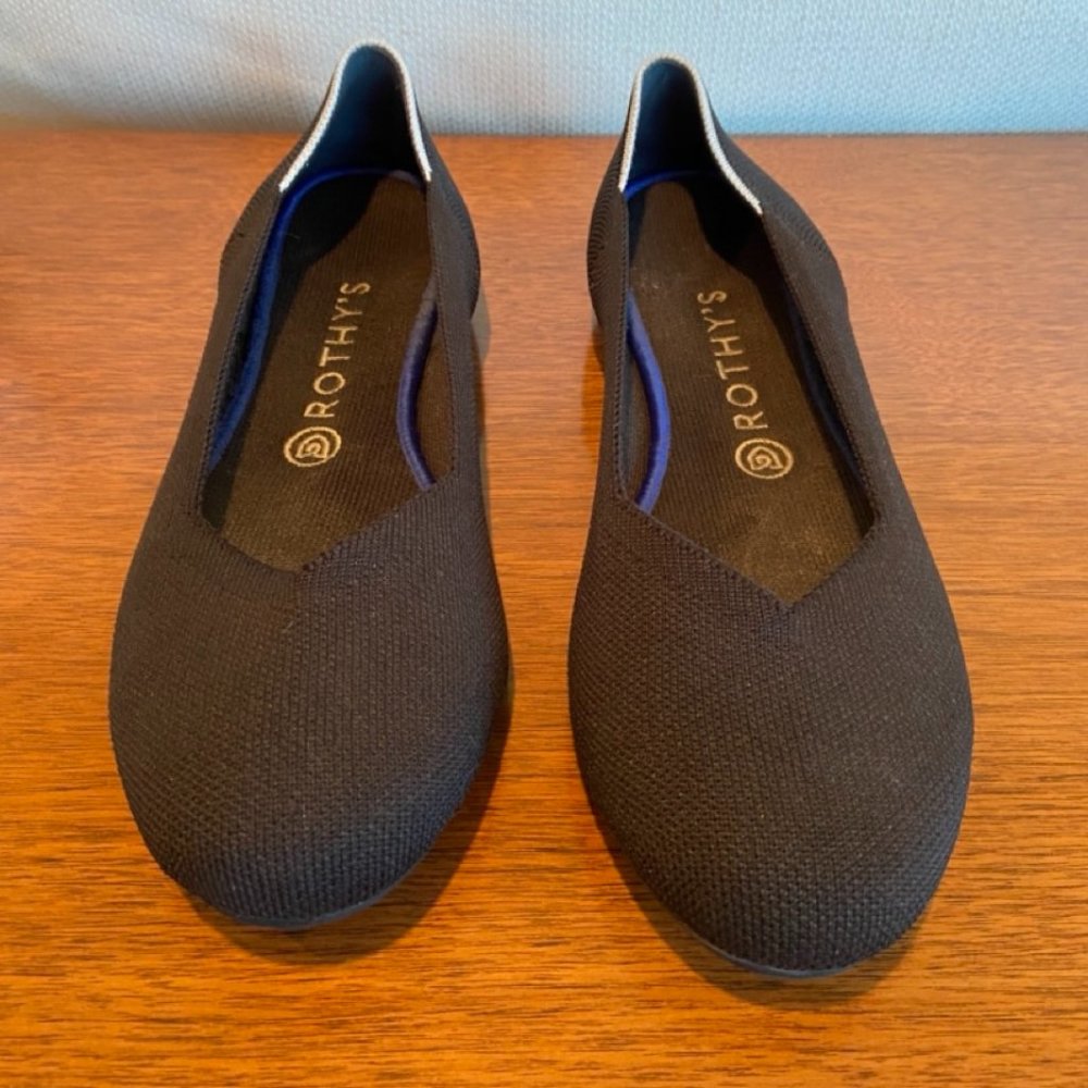 Rothy's Solid Black Round Toe Flats